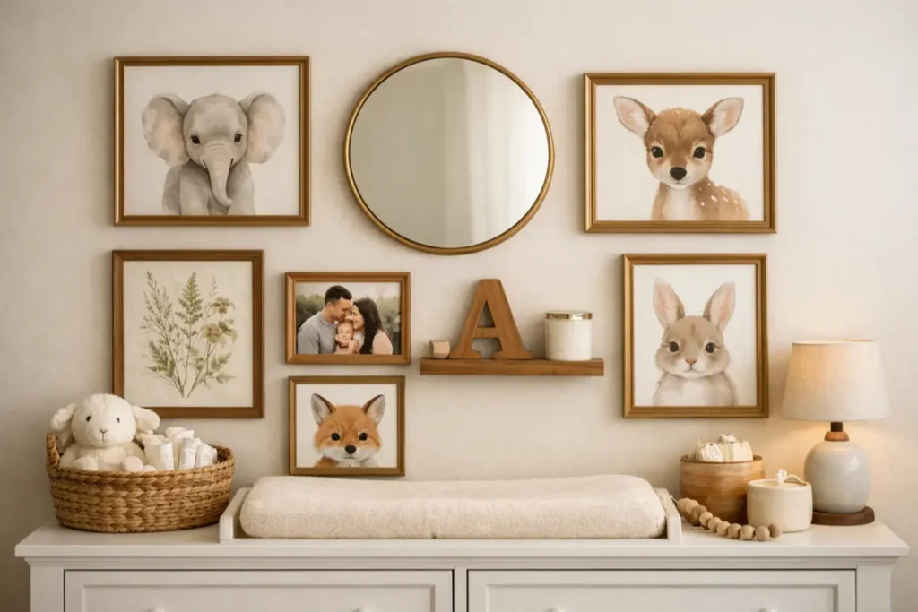 Nursery Decor Ideas
Gallery Wall with Mixed Art