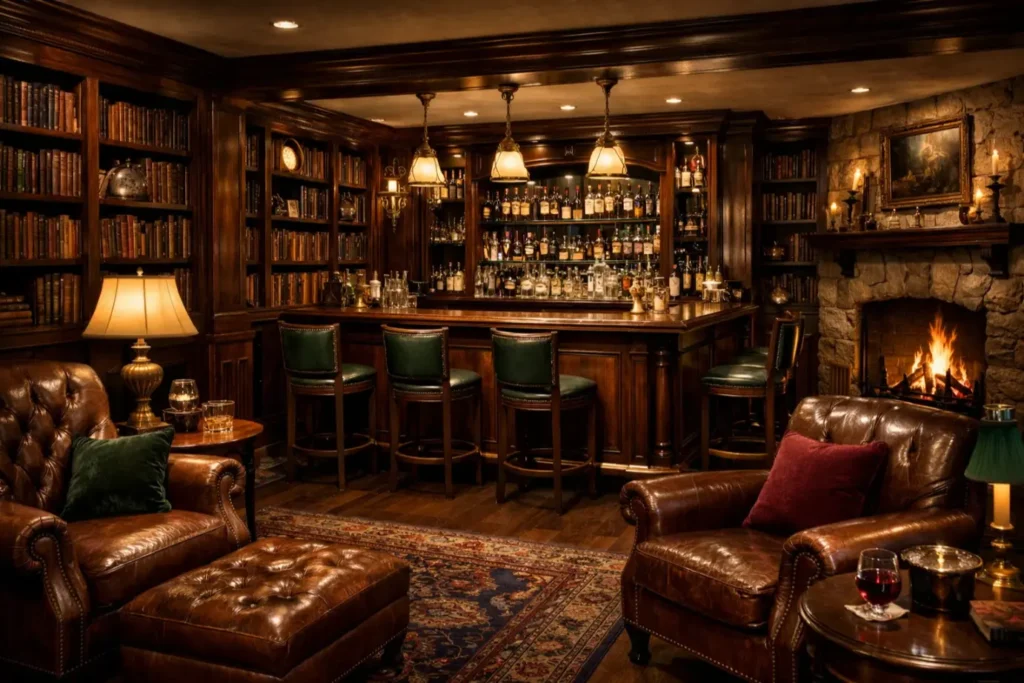 Basement Bar Ideas
The Library Lounge Bar