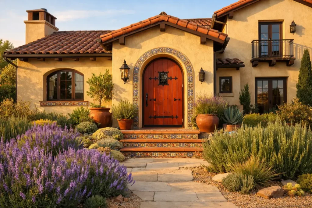 Exterior Color Schemes
Warm Beige with Terracotta Accents