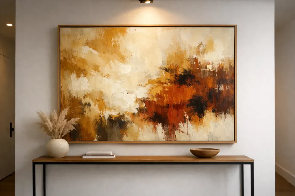 Home Entrance Decor Ideas
Hang Artwork That Sets the Tone