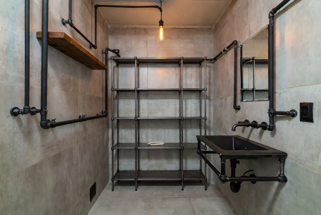 15. Industrial Style Small Bathrooms Creative Small Bathroom Ideas