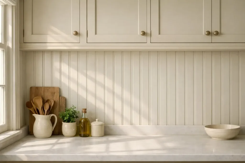 Country Kitchen Backsplash
Tongue and Groove Wood Paneling