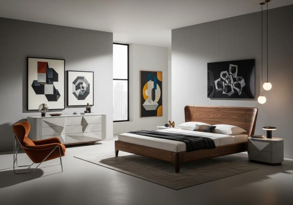 16. Modern Classy Bedroom with Statement Furniture Classy Bedroom Ideas