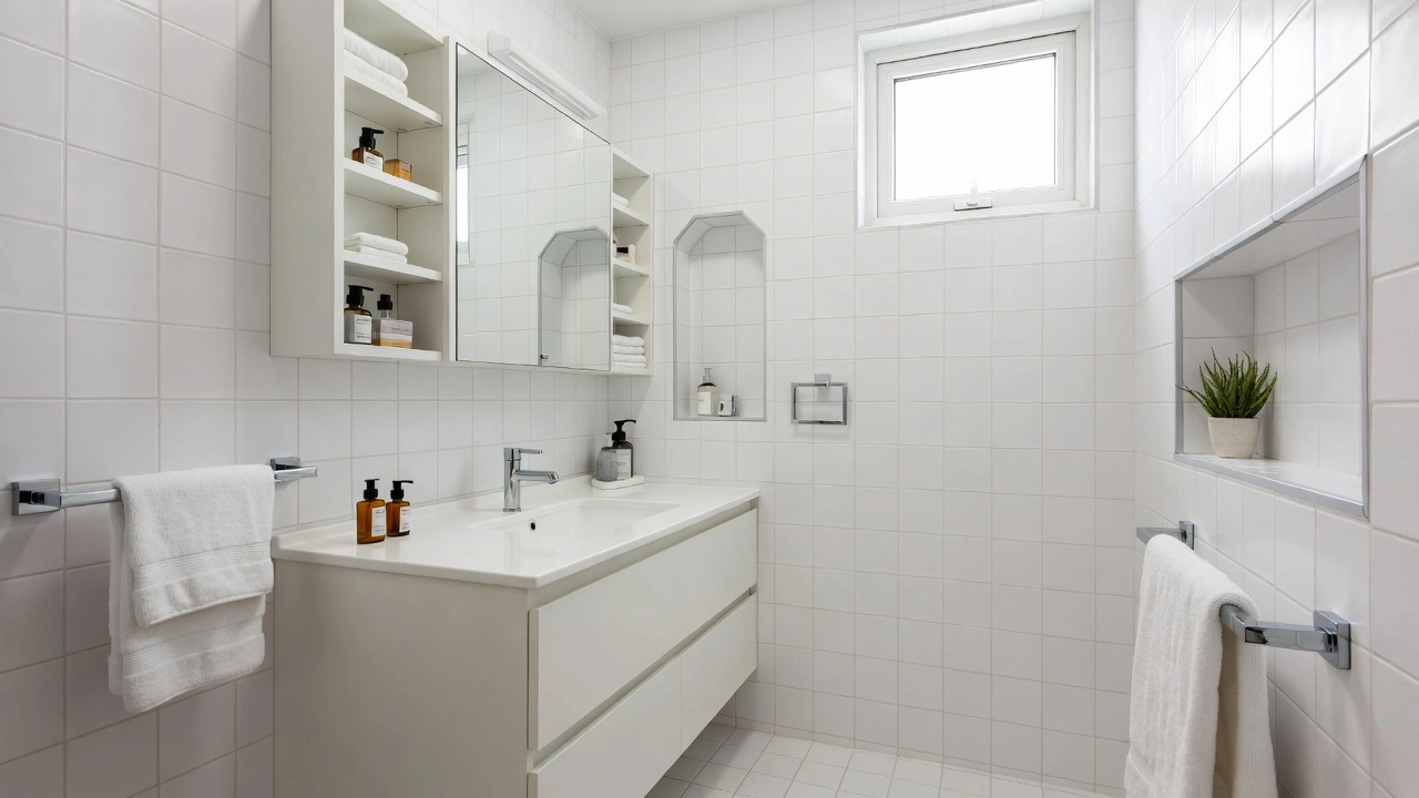 17 Creative Small Bathroom Ideas That Maximize Storage and Style