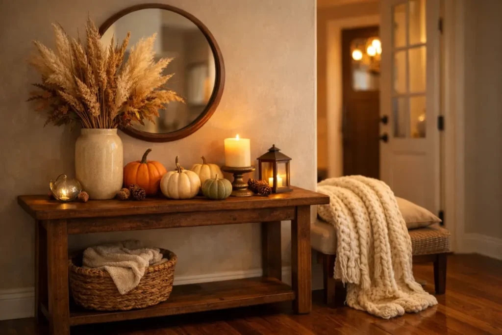 Home Entrance Decor Ideas
Refresh Seasonally to Keep Things Fresh