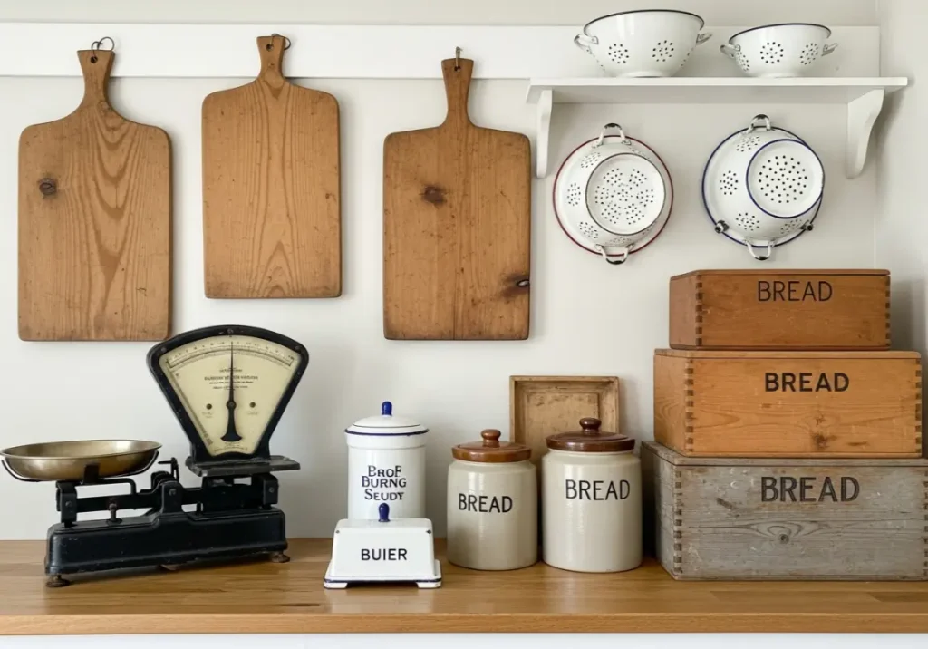 18. Antique Finds
Inspiring Farmhouse Kitchen Design Ideas