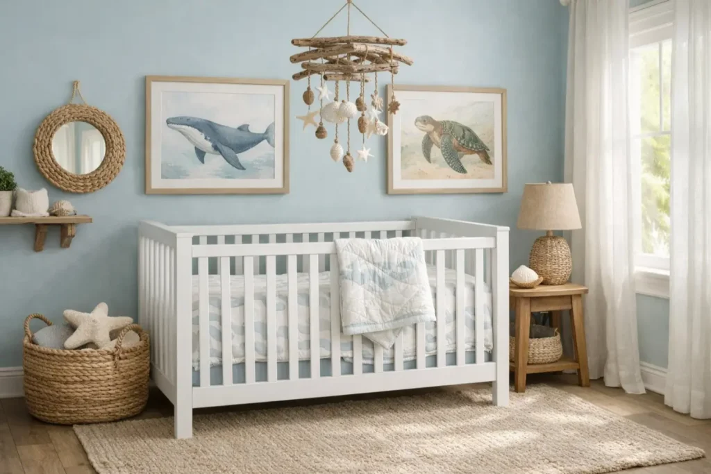 Nursery Decor Ideas
Ocean and Nautical Theme