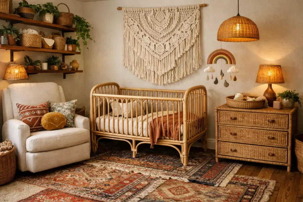 Nursery Decor Ideas
Boho and Eclectic Theme
