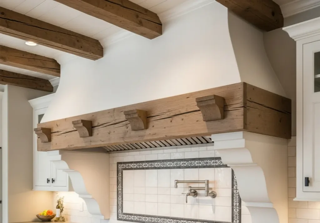 24. Statement Range Hood
Inspiring Farmhouse Kitchen Design Ideas