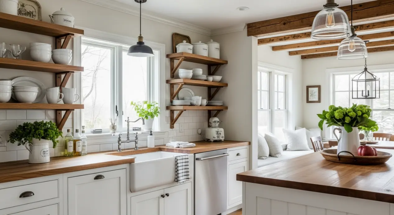 25 Inspiring Farmhouse Kitchen Design Ideas That Transform Your Cooking Space