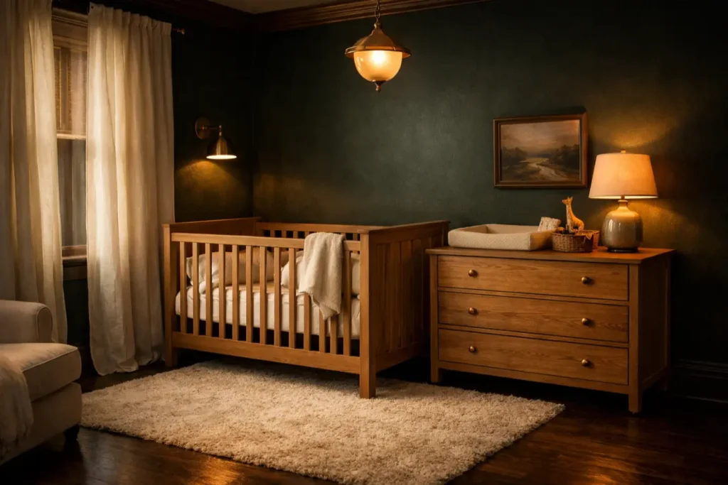 Nursery Decor Ideas
Deep Moody Hues for a Cozy Feel