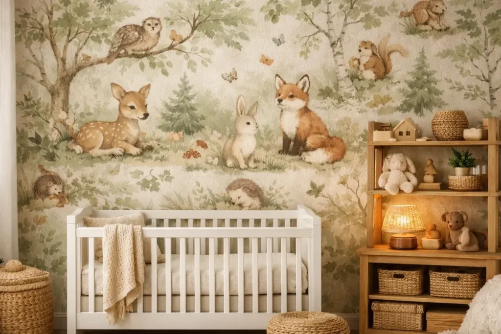 Nursery Decor Ideas
Removable Peel-and-Stick Wallpaper