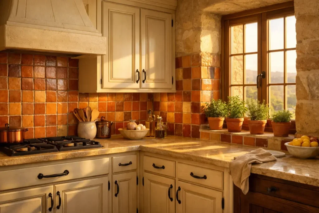 Country Kitchen Backsplash
Terracotta Tile