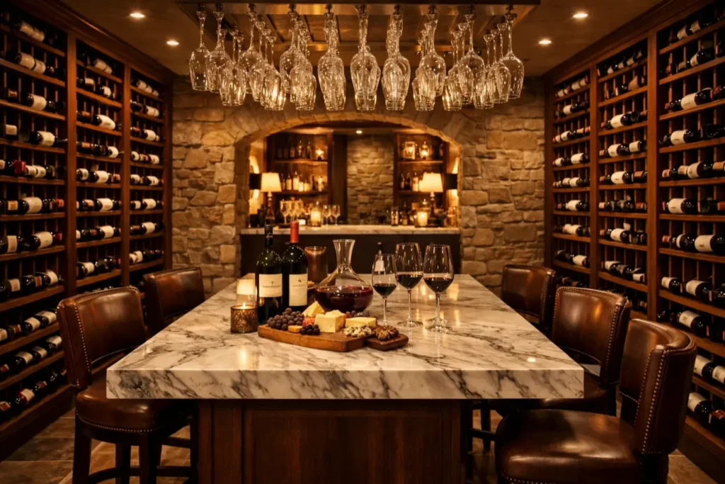 Basement Bar Ideas
The Wine Cellar Bar