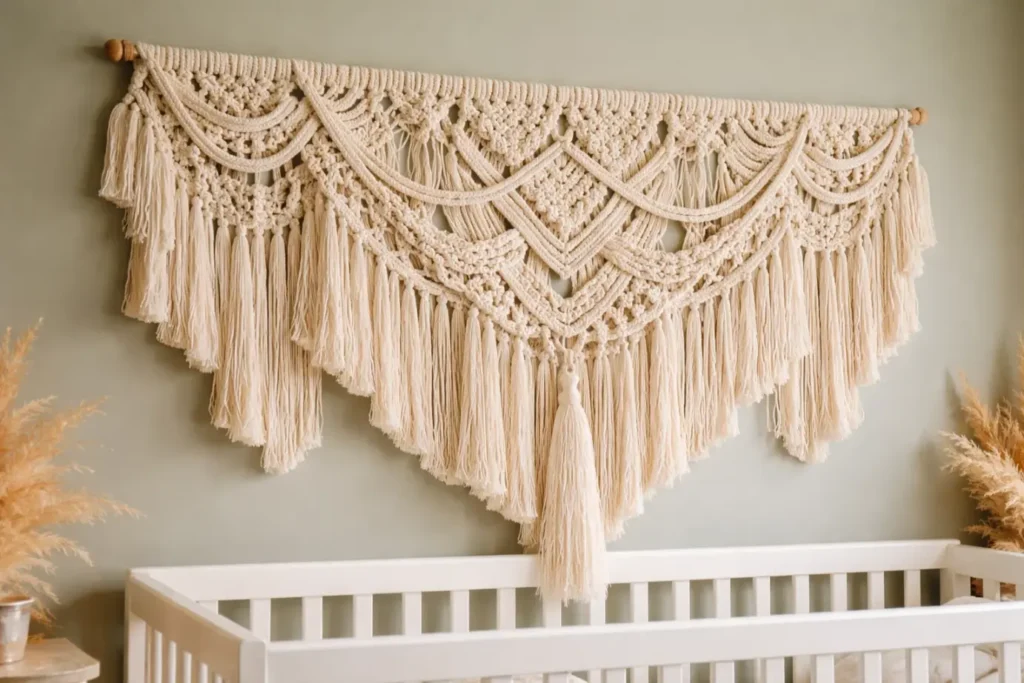 Nursery Decor Ideas
Macrame Wall Hanging