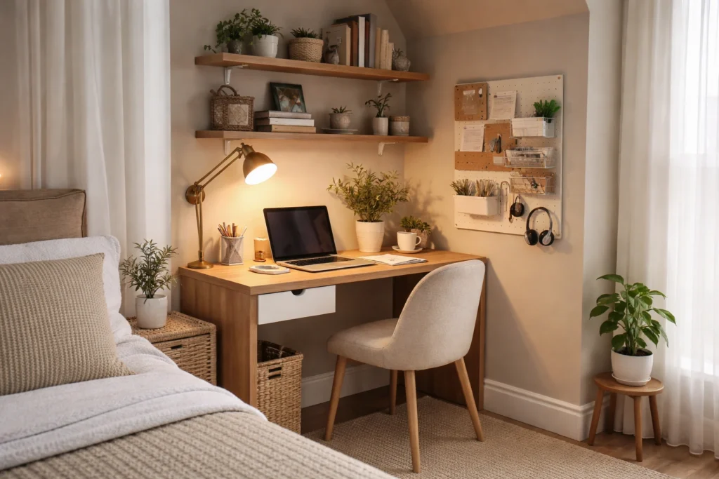8. Cozy Home Office Corner
Inspiring Home Office Aesthetic Ideas