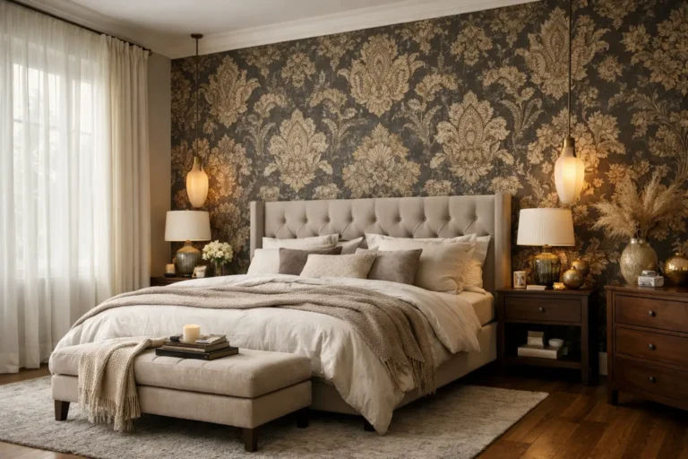 17 Bedroom Wallpaper Designs for a Beautiful Boudoir