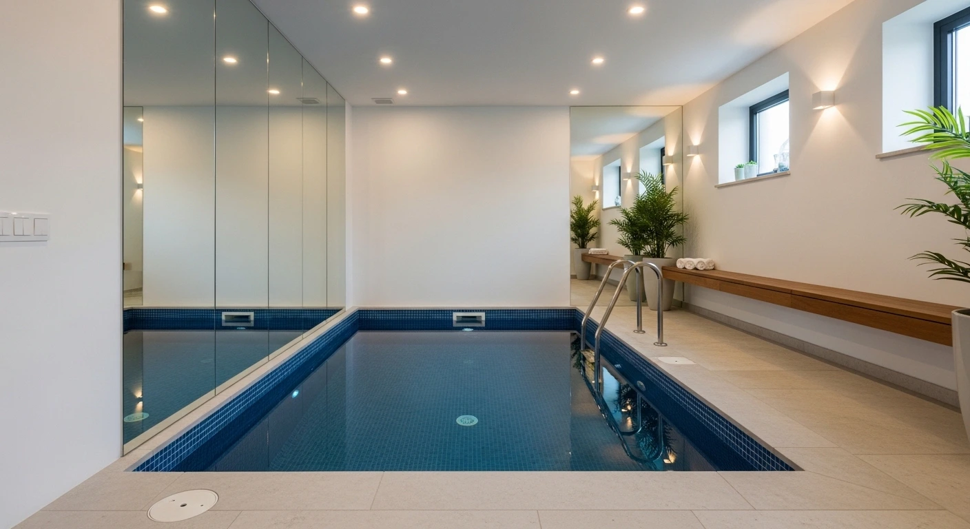 A Compact Indoor Pool Design for Smaller Homes
