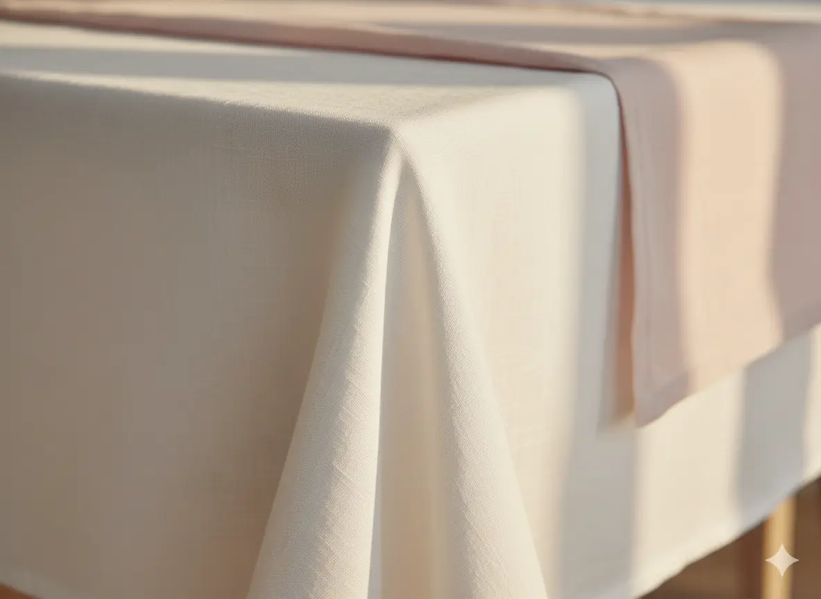 A Linen Tablecloth as the Foundation of Your Tablescape