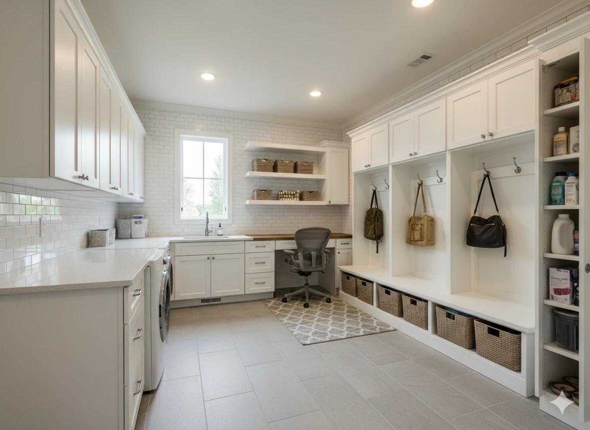 A Multi-Function Space: Mudroom, Laundry, and More