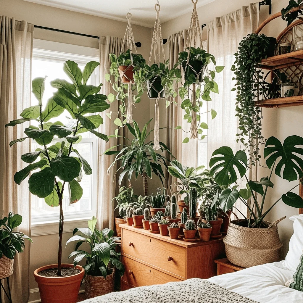 Add-Abundant-Greenery-and-Indoor-Plants-for-Boho-Life-and-Energy