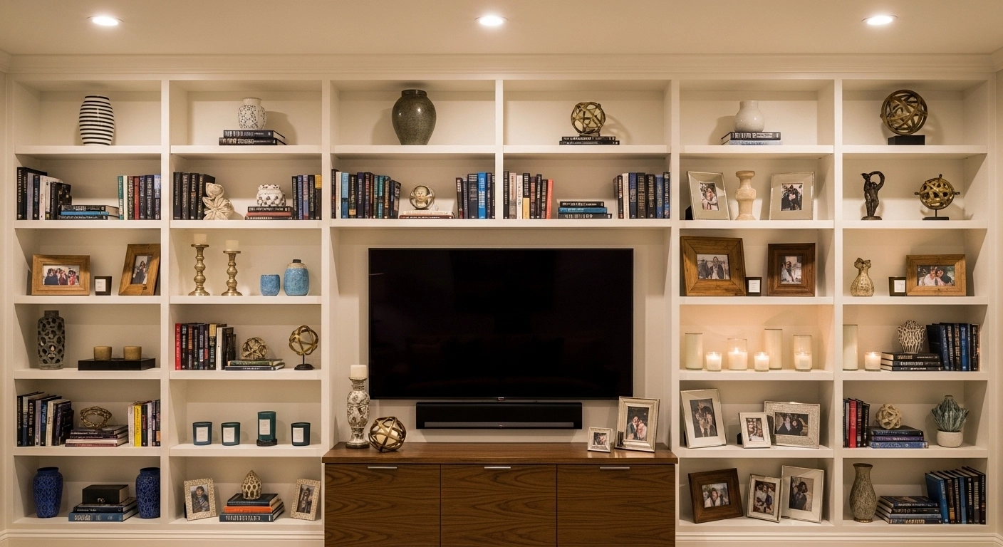 Add Built-In Shelving for Storage and Style