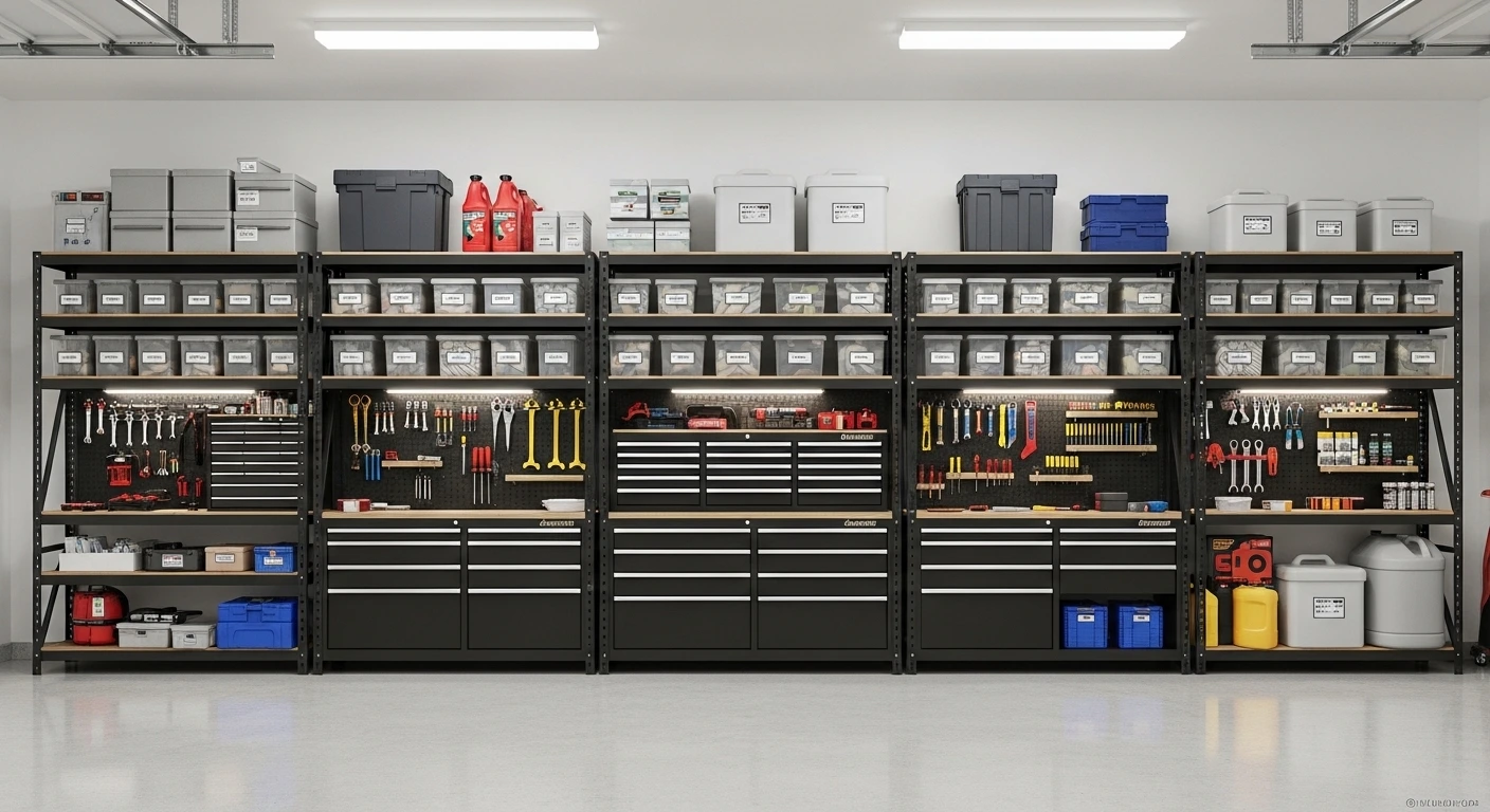 Build or Buy Freestanding Metal Shelving Units