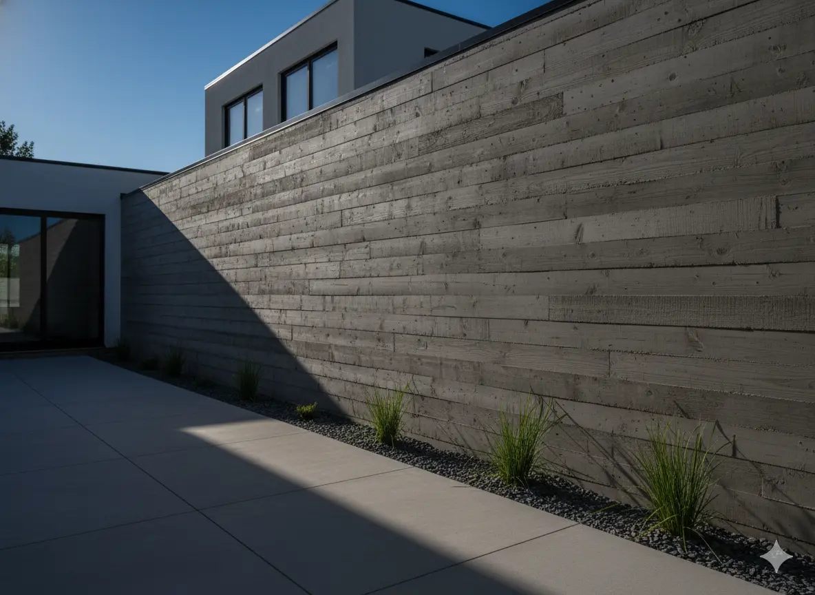 Concrete Exterior Wall Design Ideas for Serious Privacy