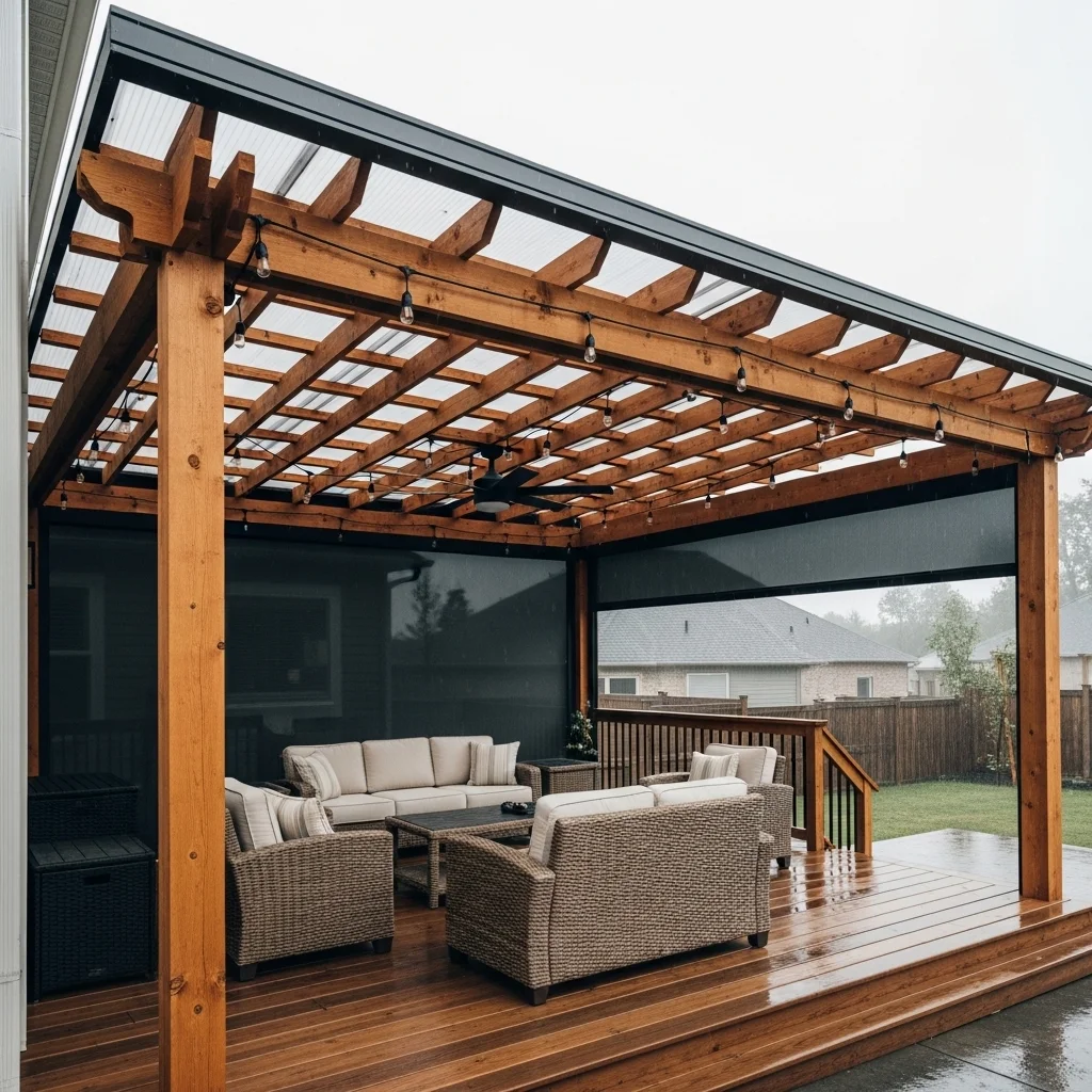 Covered Deck Designs for Year Round Enjoyment
