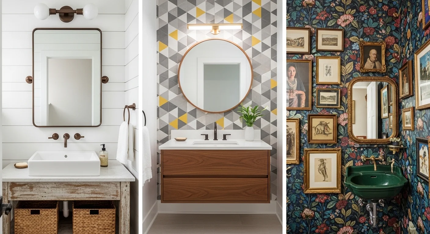 Half Bathroom Ideas That Work for Every Home Style