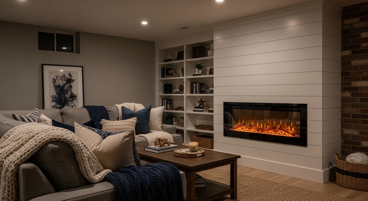 Install a Fireplace for Instant Coziness