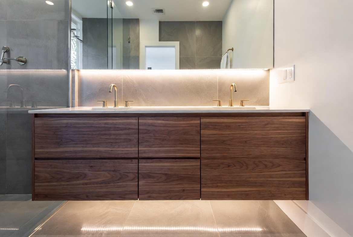 Install a Floating Vanity for a Modern Feel