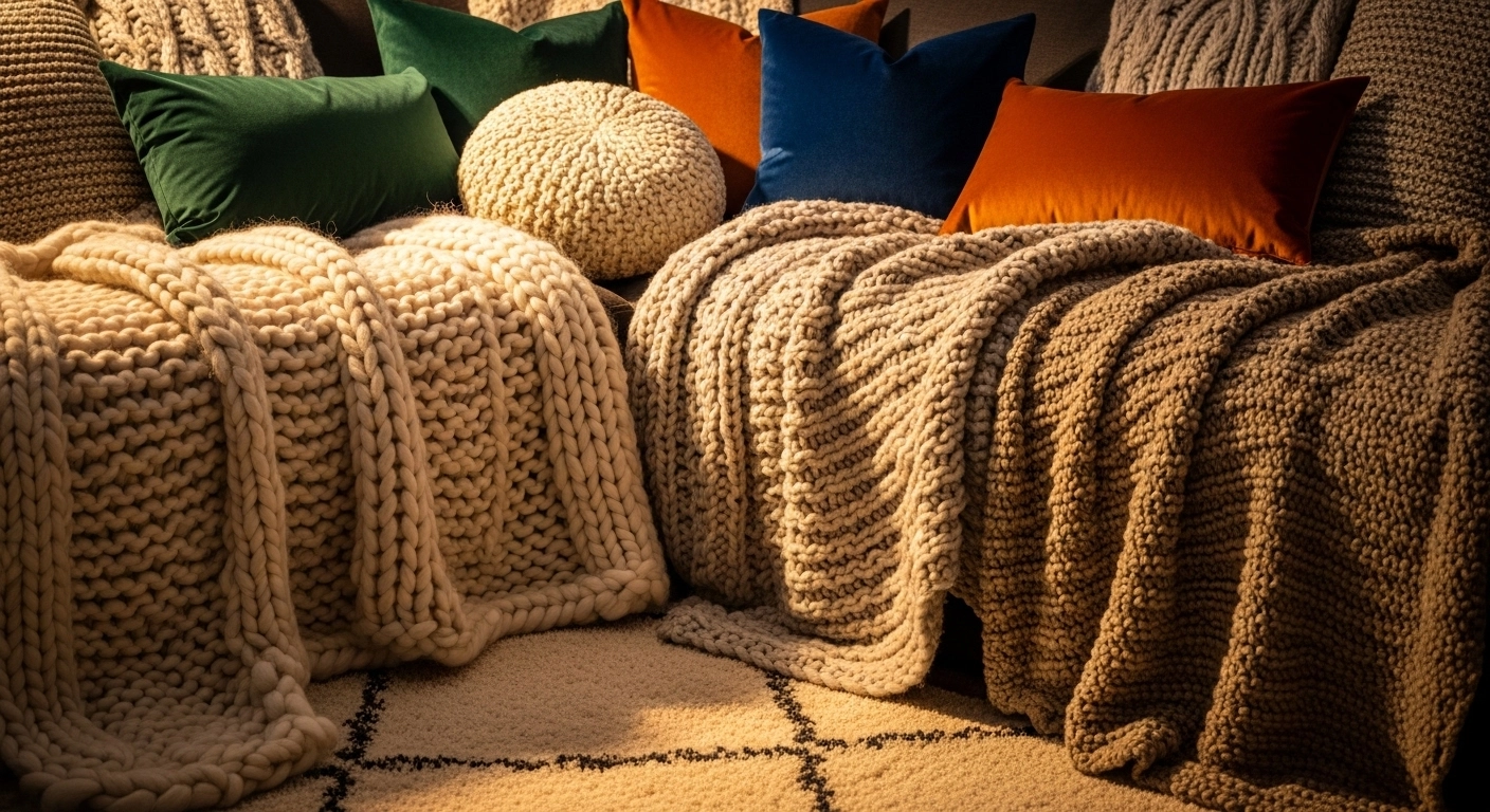 Layer Textiles Throughout for Maximum Warmth