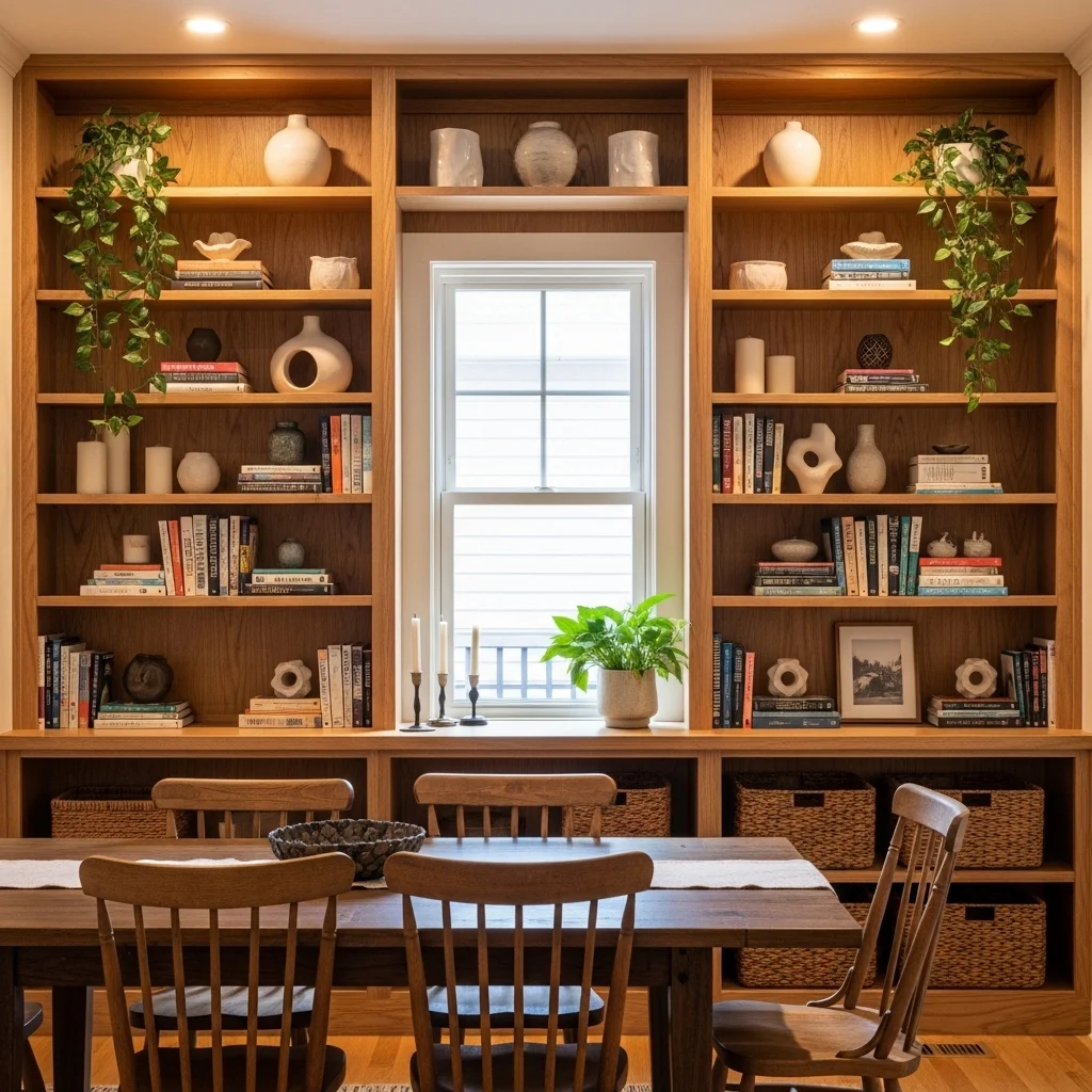 Open-Shelving-Built-Ins-for-a-Library-Feel