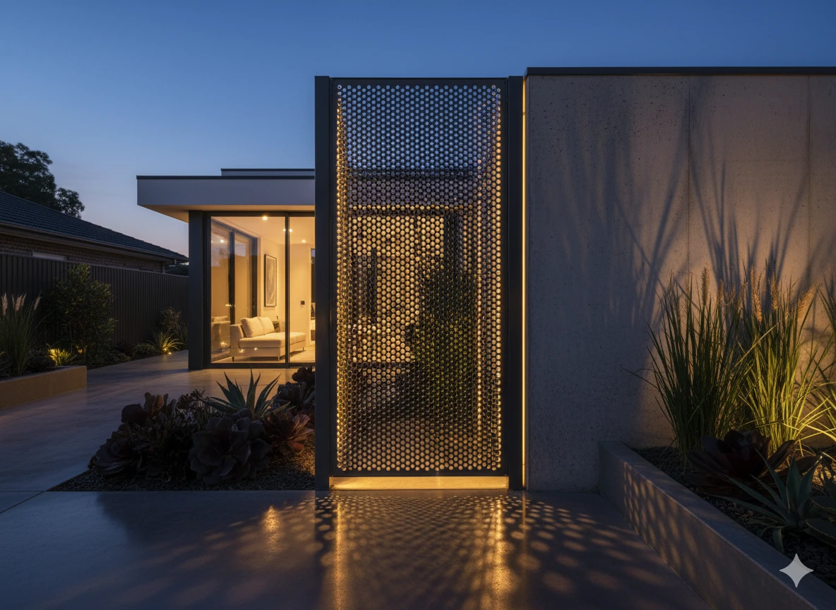 Perforated Panel Exterior Wall Design Ideas
