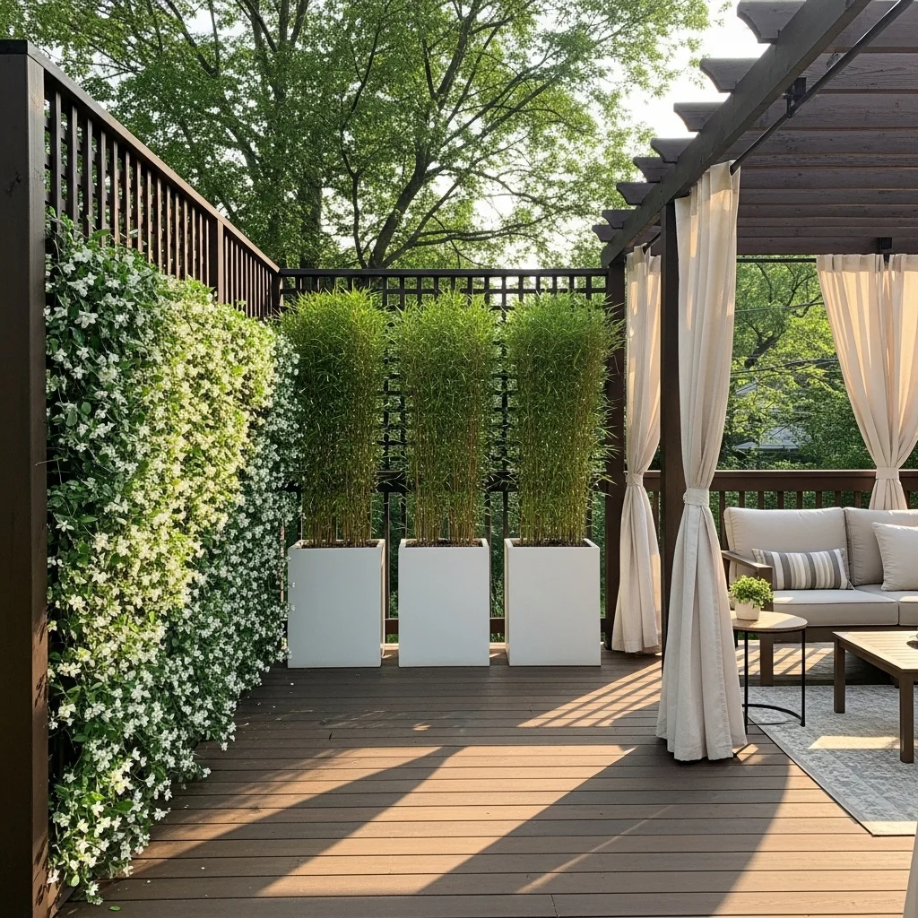 Privacy Screen and Landscaping Ideas for Your Back Deck