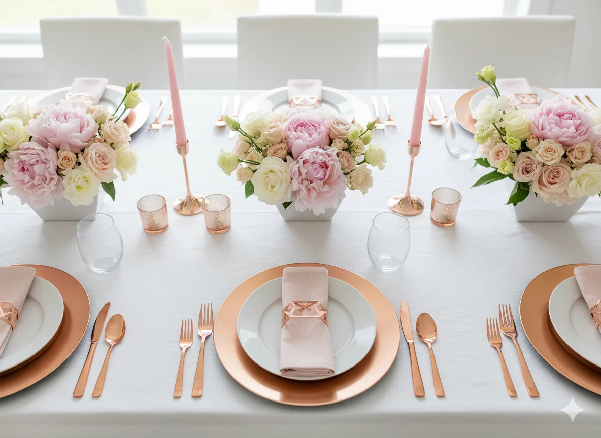 Rose Gold Accents for Modern Elegance