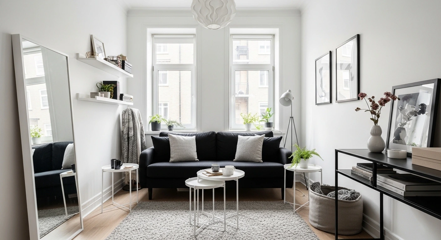 Small Living Room Black Sofa Designs That Work
