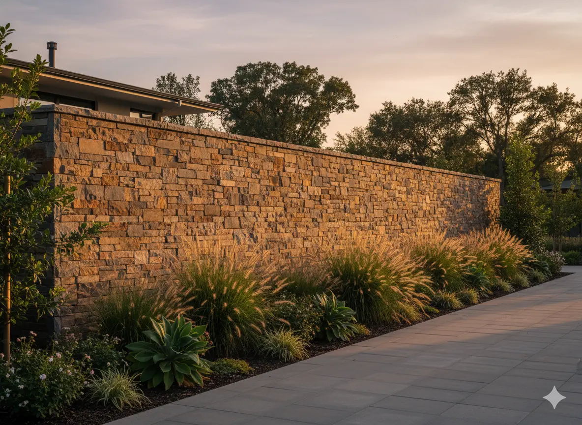 Stone Cladding Exterior Wall Design Ideas