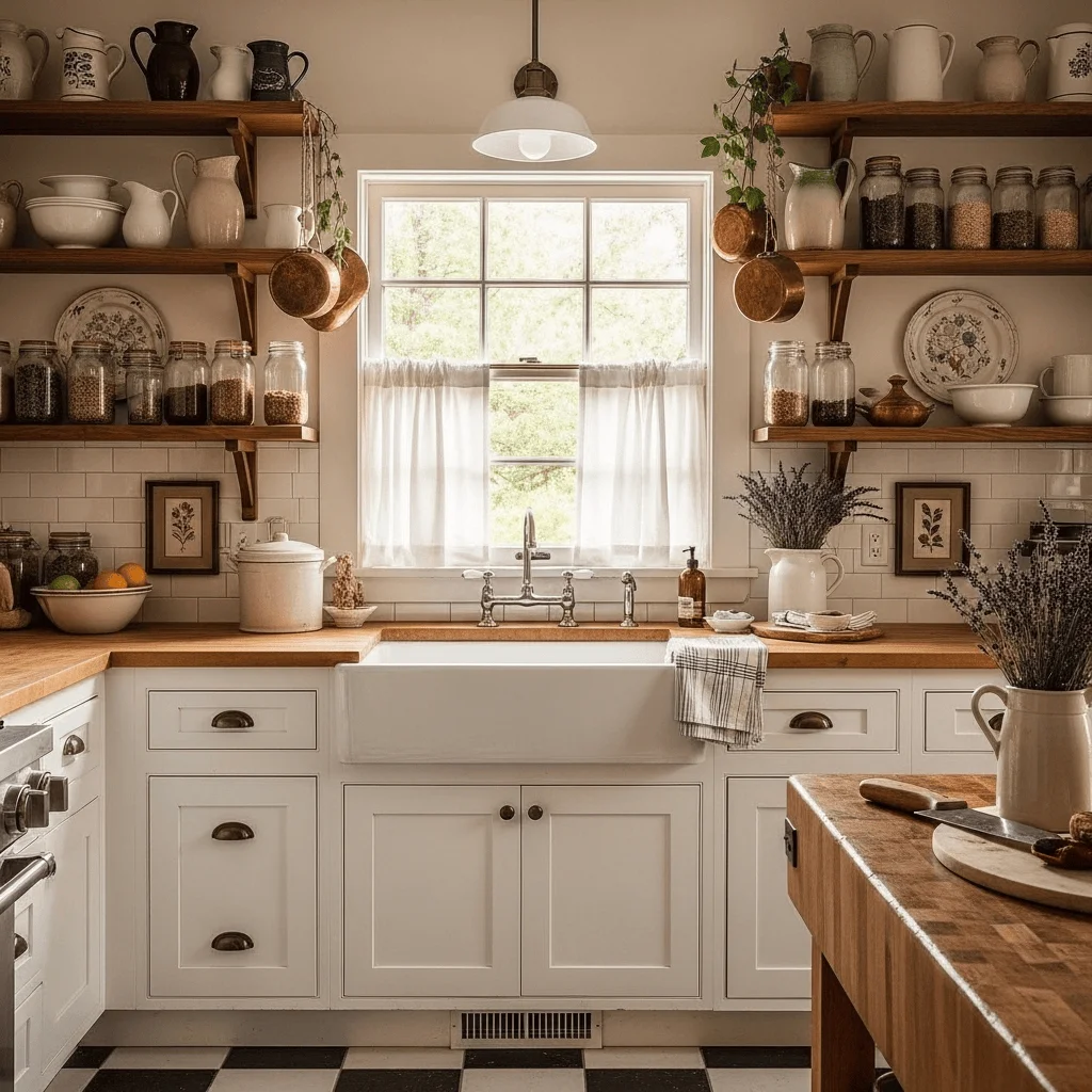 The-Farmhouse-and-Cottagecore-Kitchen-Aesthetic