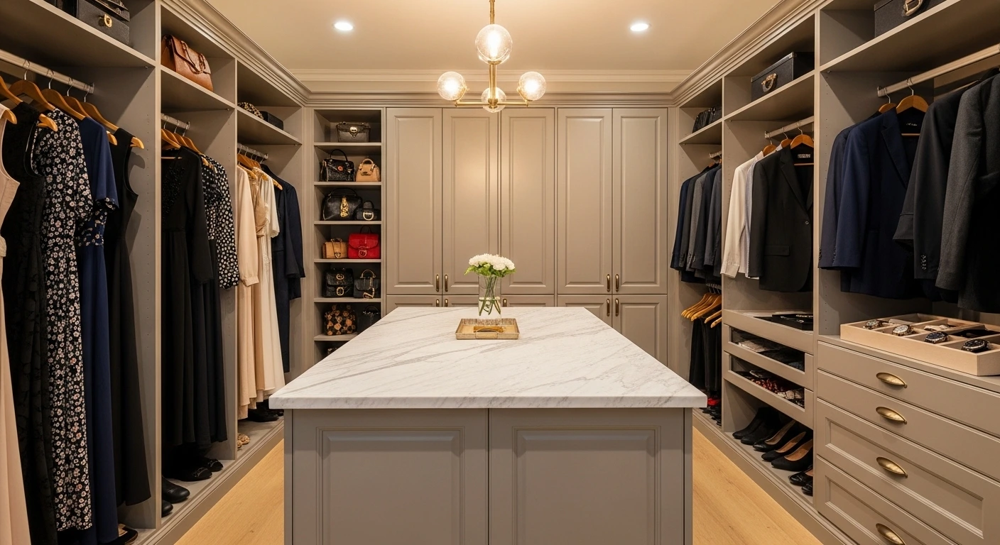 The His and Hers Dual Custom Closet