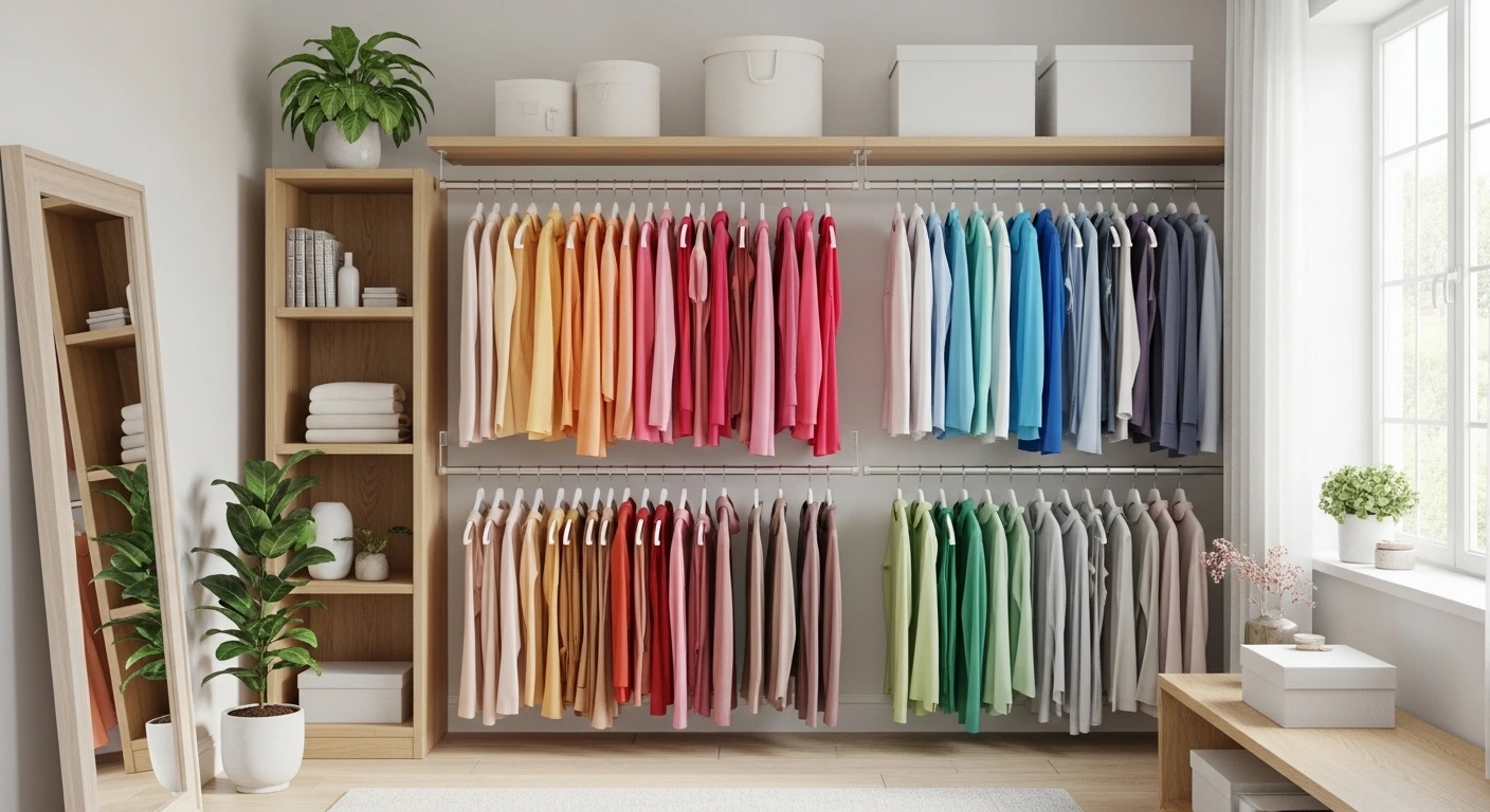 The Open Concept Wardrobe Room