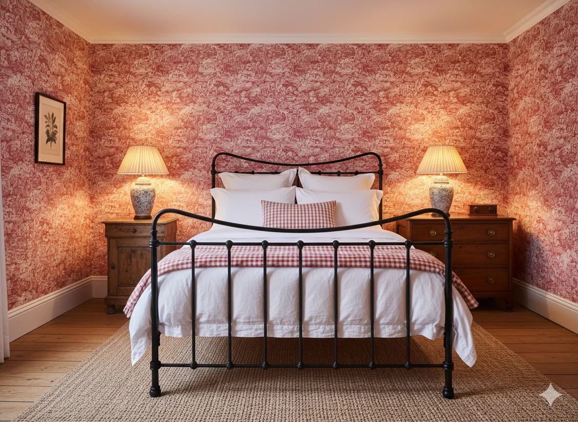 Toile de Jouy Wallpaper