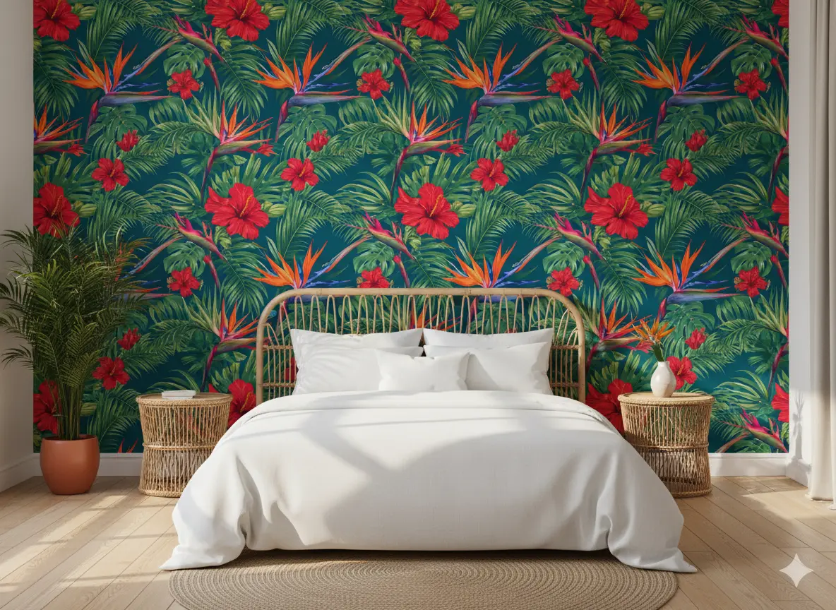 Tropical Print Wallpaper