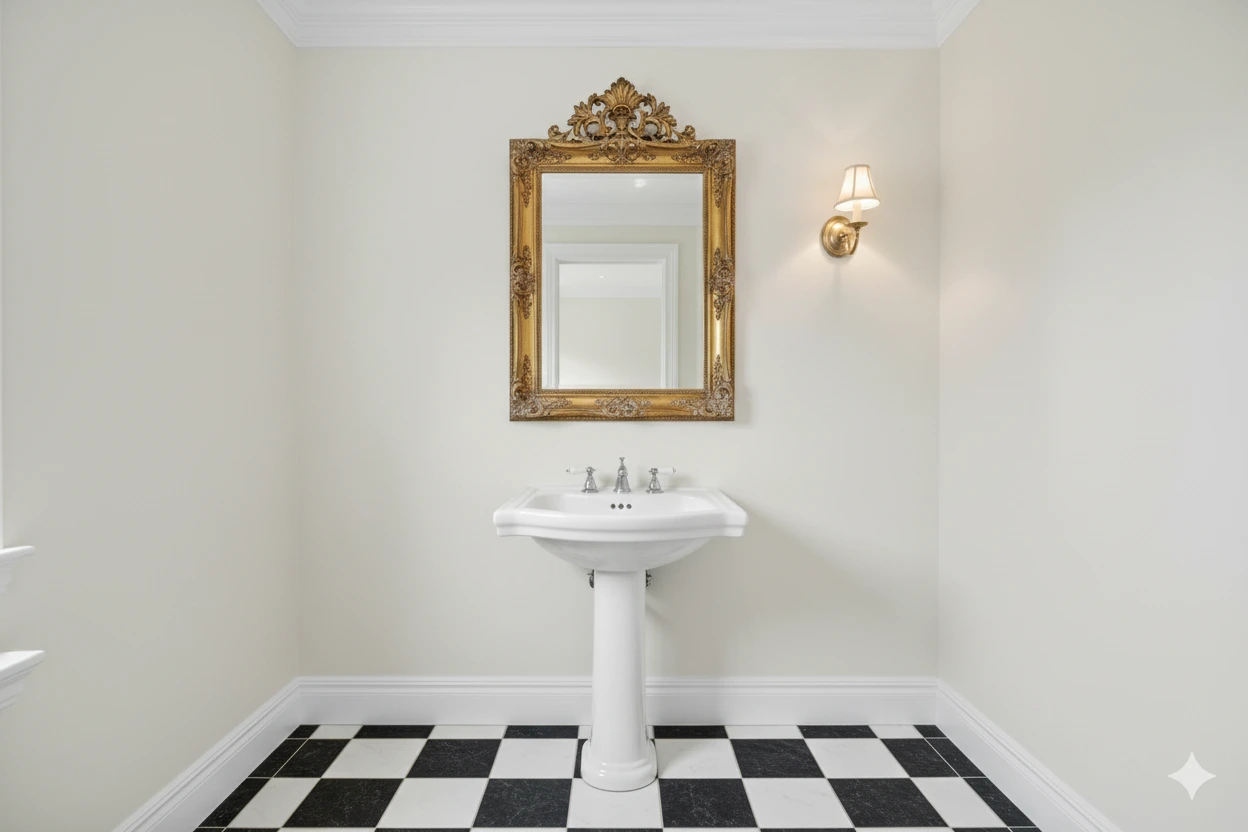 Try a Pedestal Sink for Old-World Charm