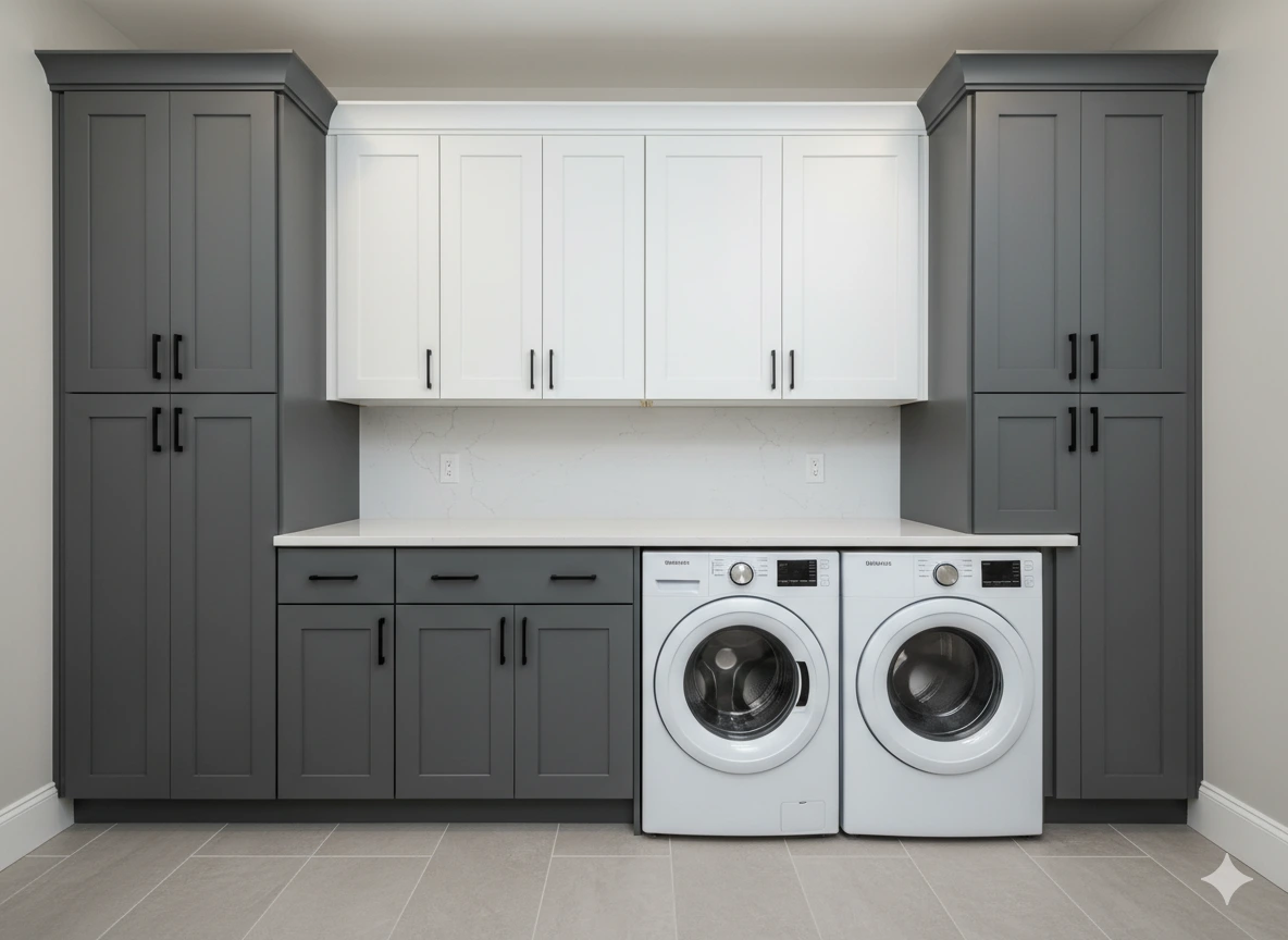 Two-Tone Cabinetry for Visual Interest