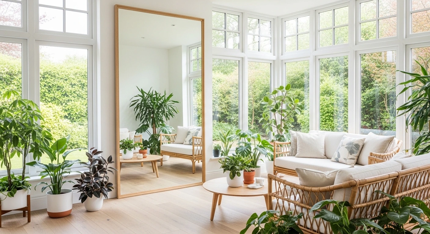 Use Mirrors Strategically to Amplify Brightness