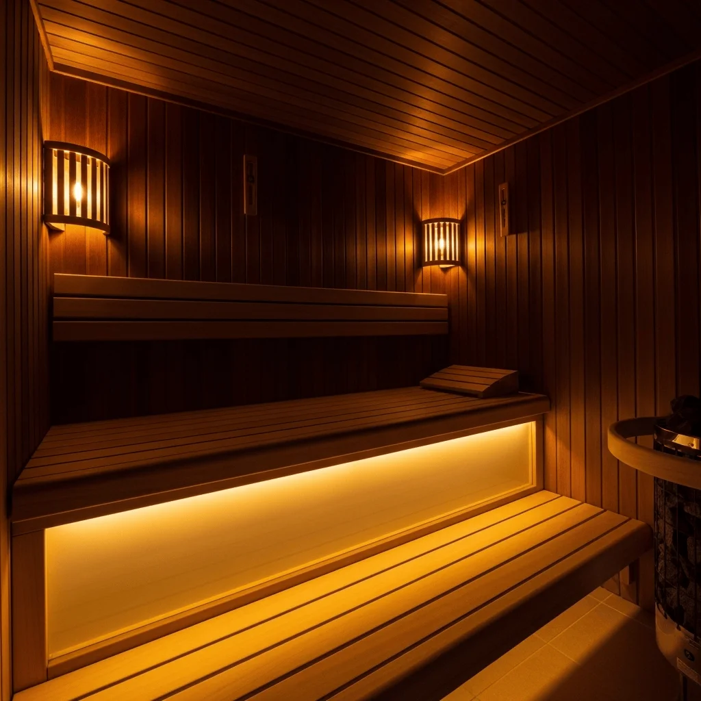 Use Sauna Lighting to Define the Atmosphere and Mood