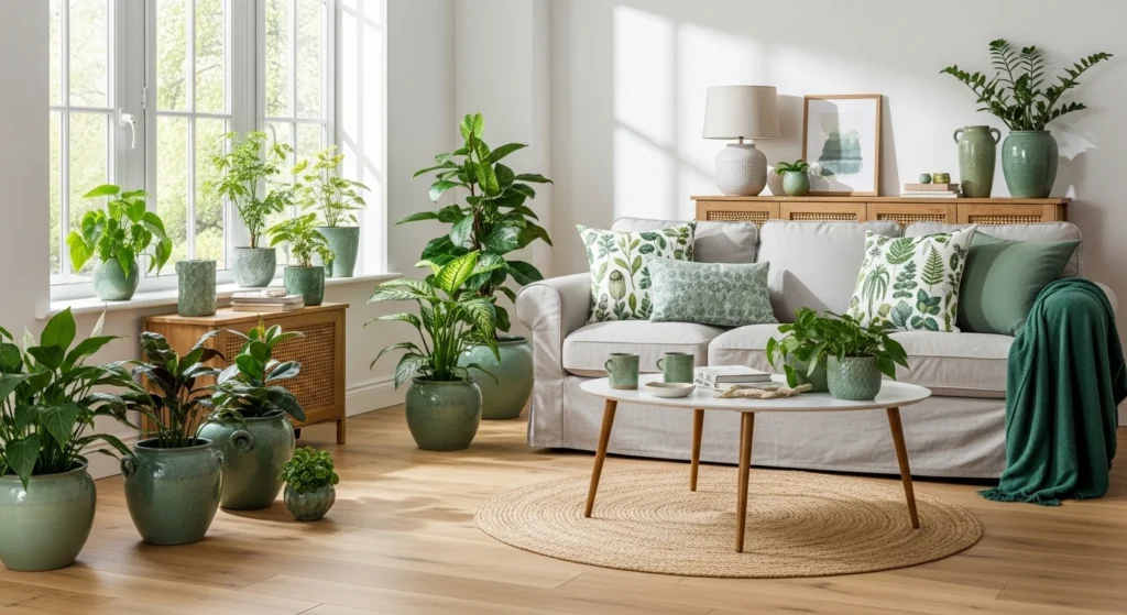 11 Serene Green Living Room Decor Ideas