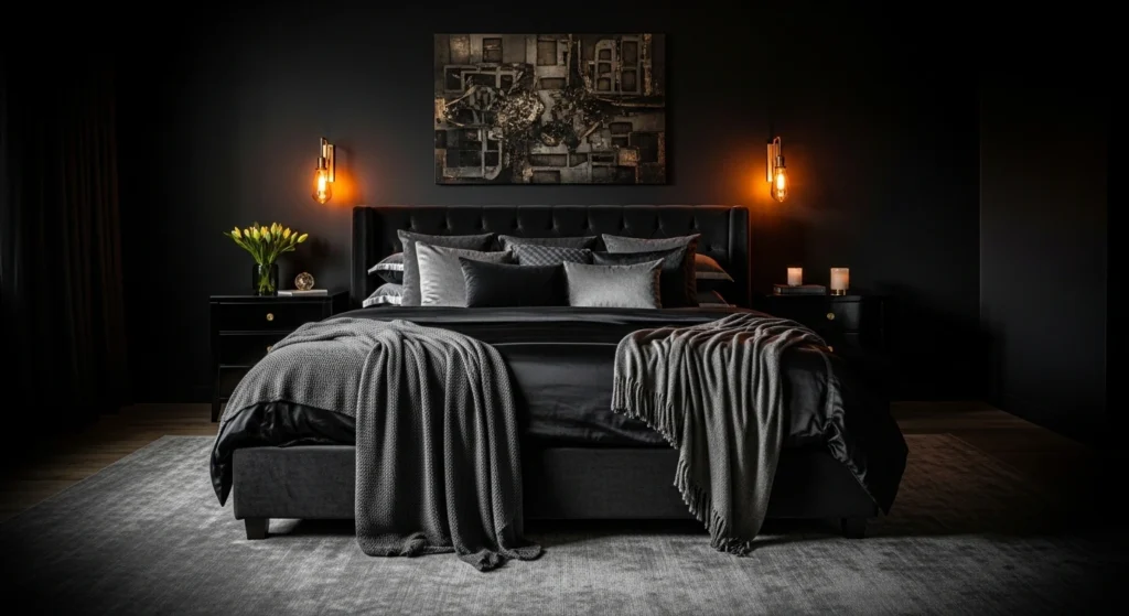 15 Moody Black Bedroom Ideas for Dark Dramatic Decor